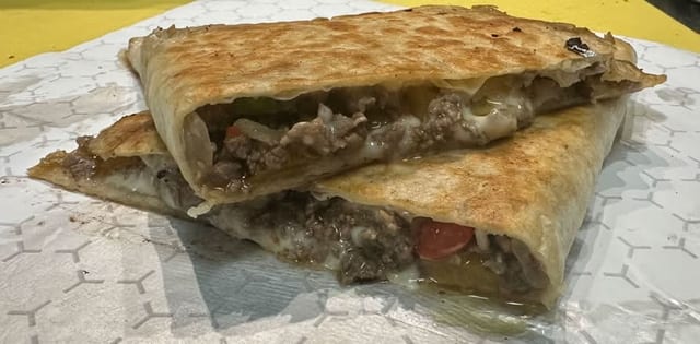 Prime Rib Quesadilla.
